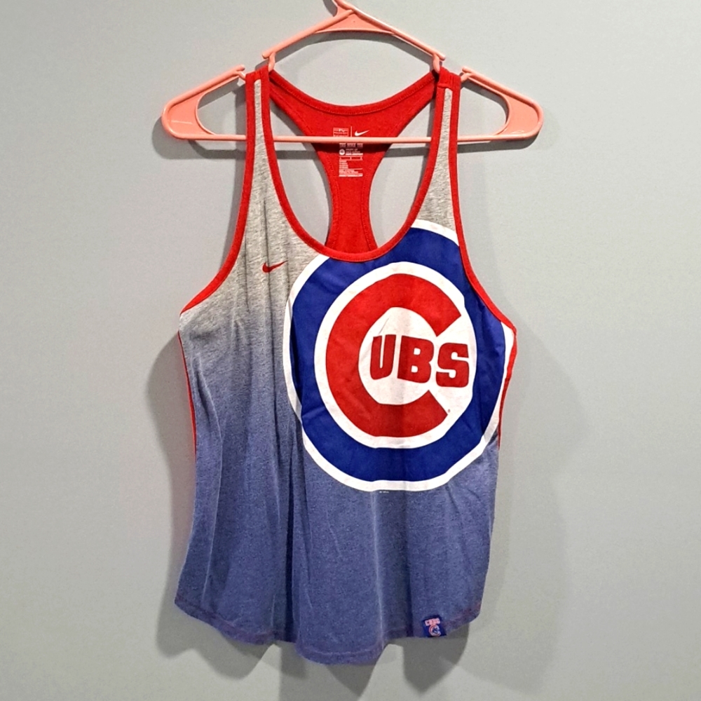Nike Chicago Cubs Racerback Tank Top